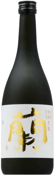 蘭 黒麹 原酒のボトル画像