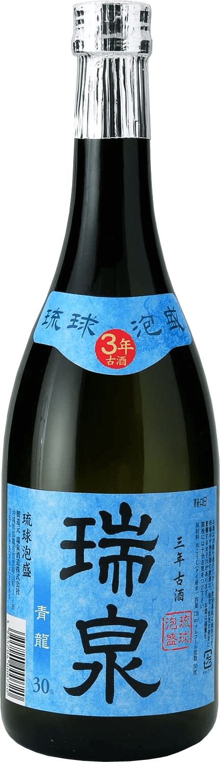 瑞泉 青龍3年古酒のボトル画像