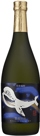 くじらのボトル 黒麹仕込のボトル画像