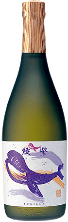 くじらのボトル 綾紫白麹のボトル画像