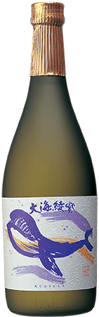 くじらのボトル 綾紫黒麹のボトル画像