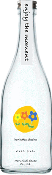 enjoy the moment からふるふらわーのボトル画像