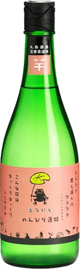 まるにし のんびり蓮蛙のボトル画像